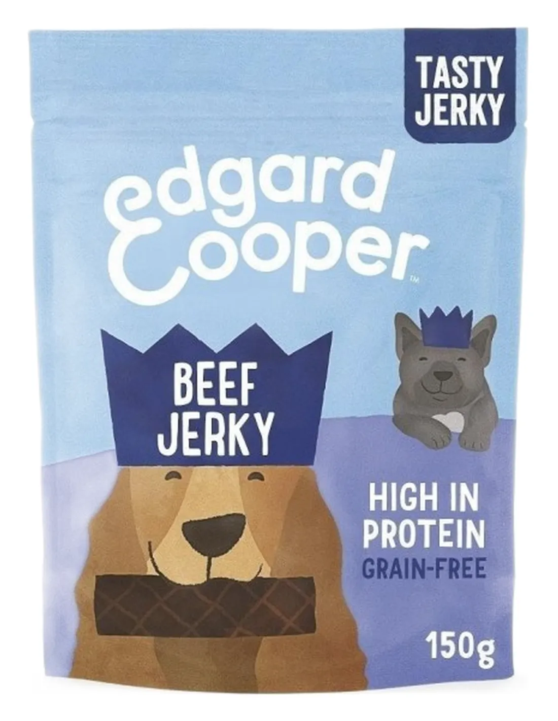 Edgard e Cooper Strisce di manzo senza cereali 150 gr  