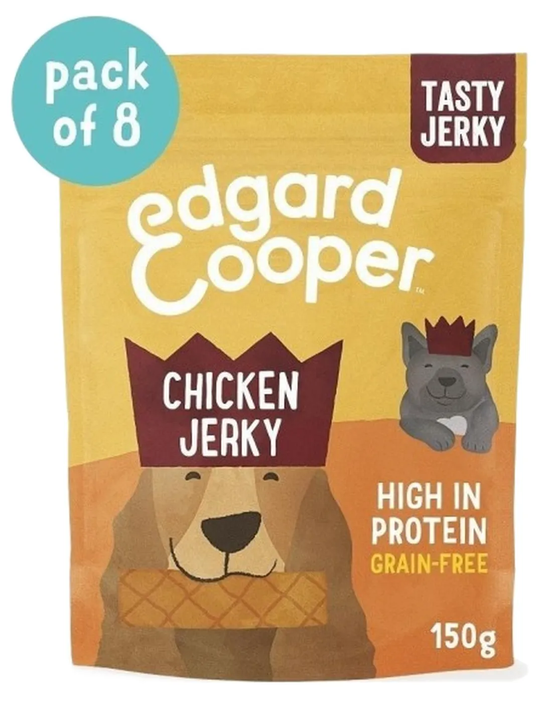 Edgard e Cooper Strisce di pollo senza cereali 150 gr  
