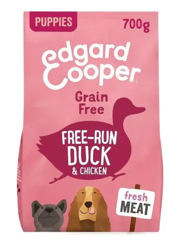 Edgard e Cooper Puppy Carne Fresca Di Anatra E Pollo Allevati A Terra Senza Cereali 700 gr