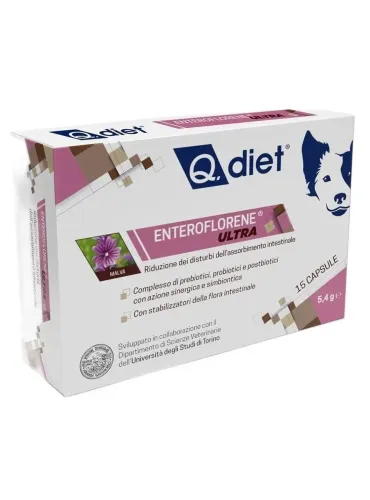 Q.diet enteroflorene ultra 15 capsule 5,4 gr  