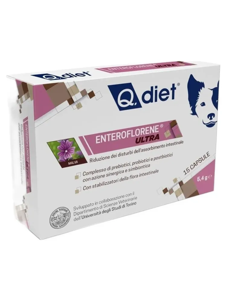 Q.diet enteroflorene ultra 15 capsule 5,4 gr  