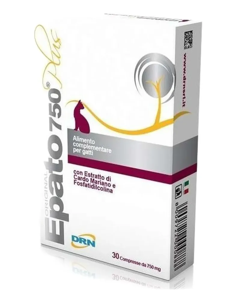 Drn epato plus gatti 750 mg 30 compresse  