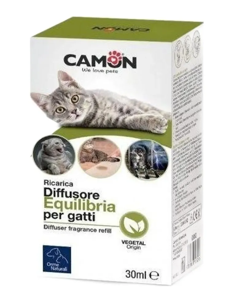 Camon orme naturali ricarica diffusore equilibria gatti 30 ml g953  