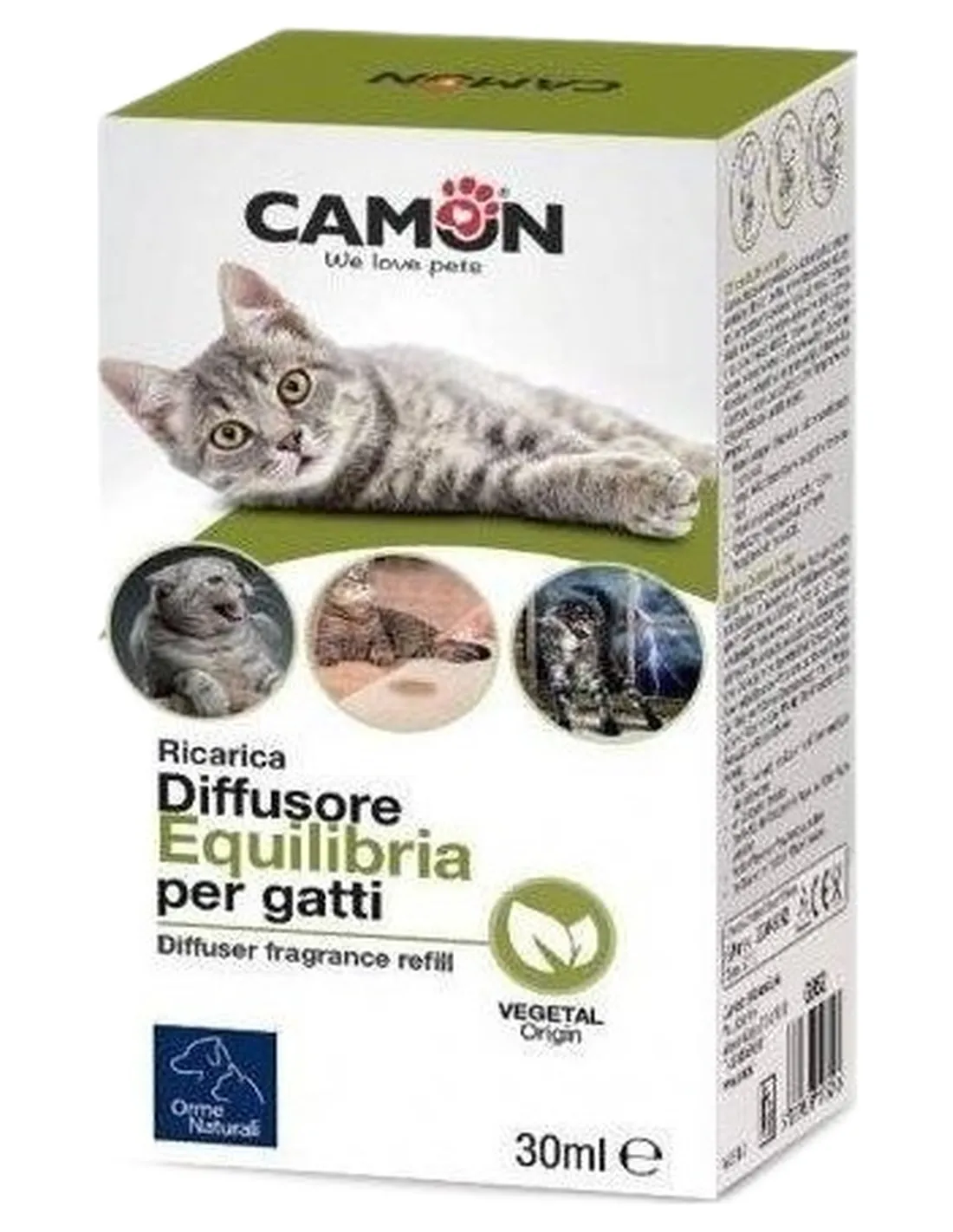 Camon orme naturali ricarica diffusore equilibria gatti 30 ml g953  