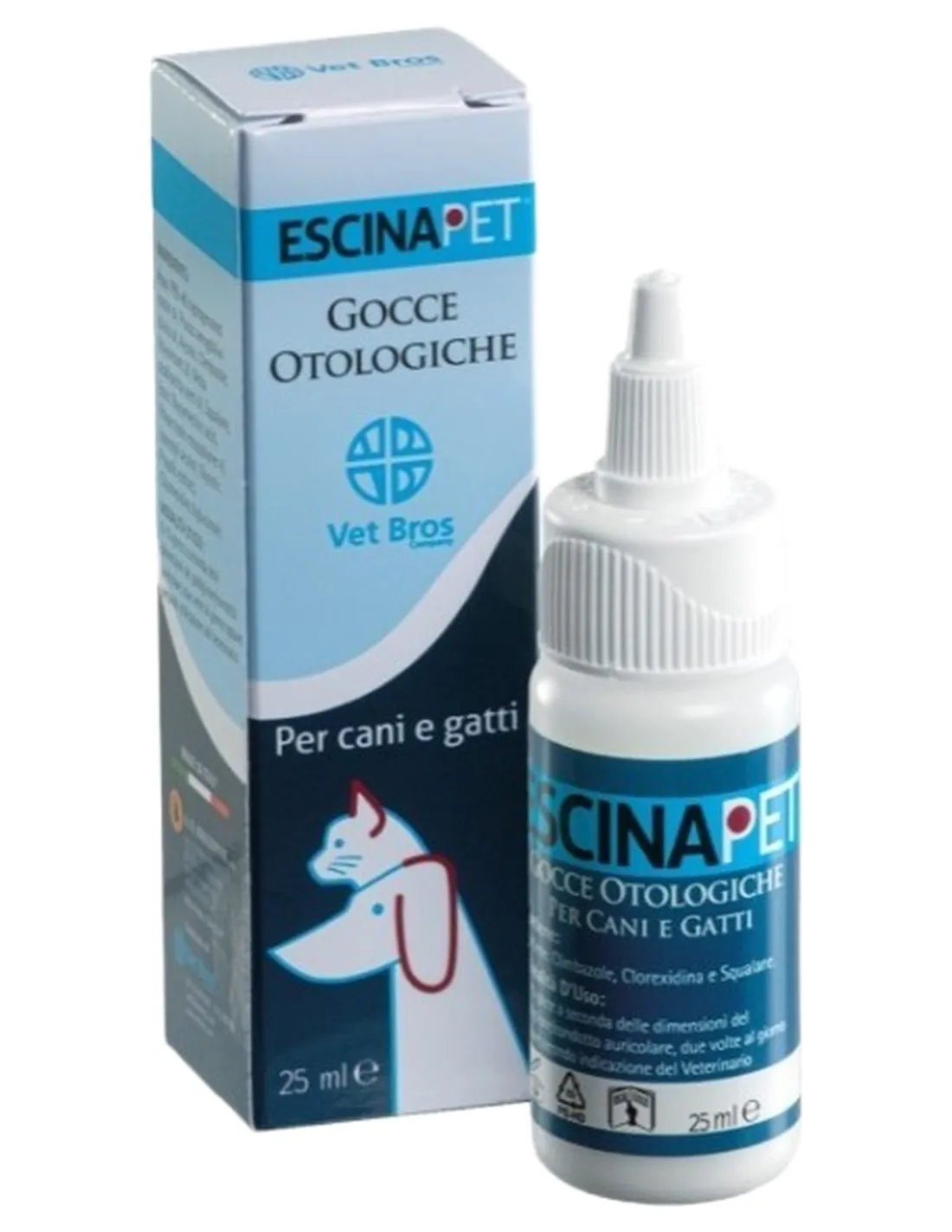Vet bros escinapet gocce otologiche 25 ml  