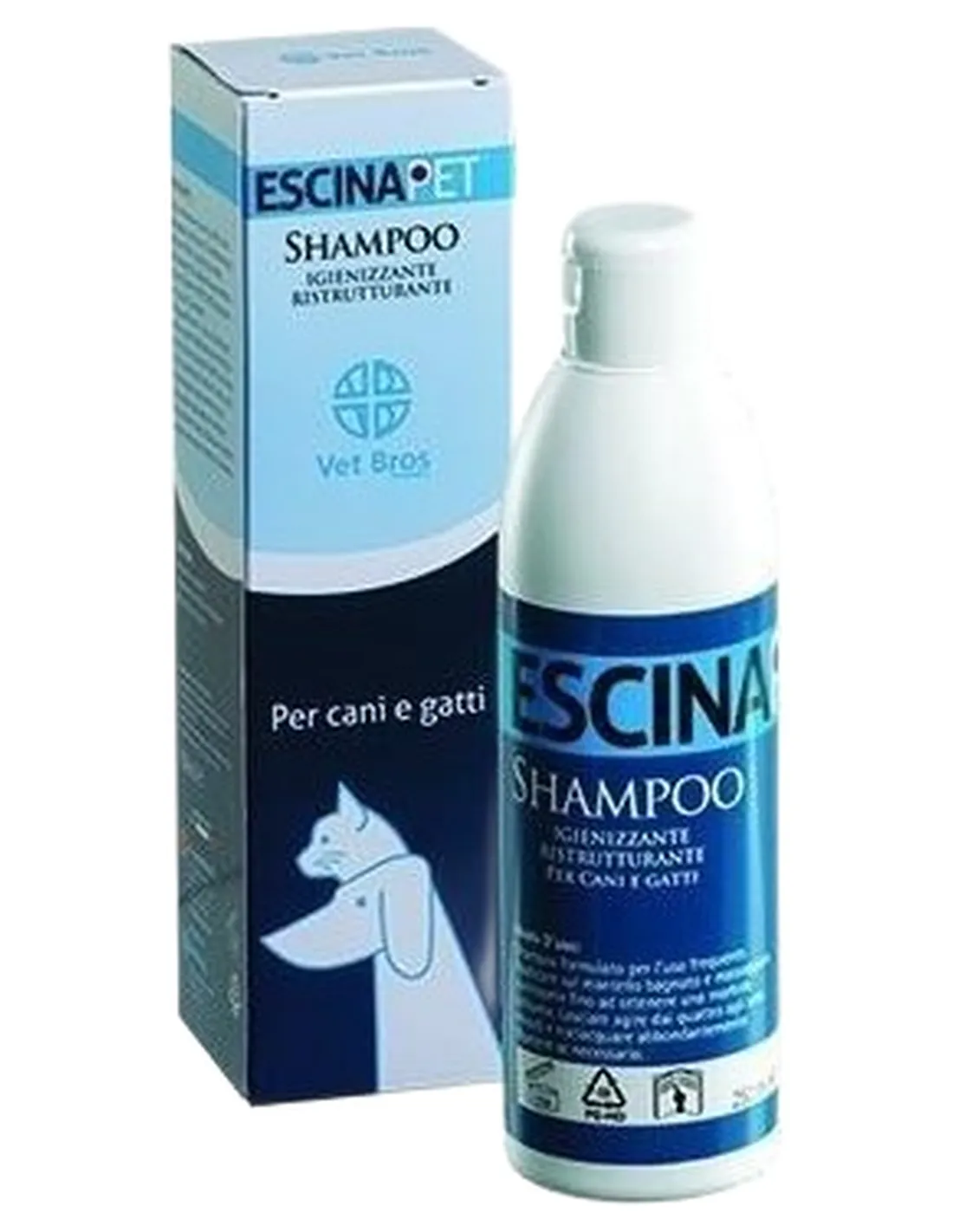 Vet bros escinapet shampoo igienizzante 250 ml  