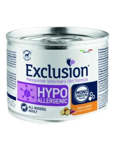 Exclusion diet formula hypoallergenic anatra e patate 200 gr  
