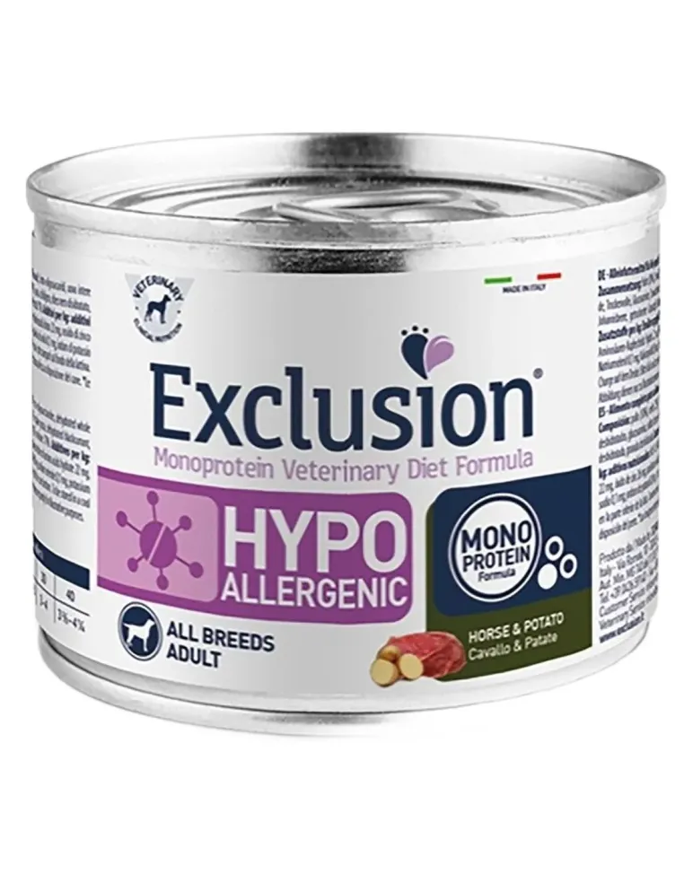 Exclusion diet formula hypoallergenic cavallo e patate 200 gr  