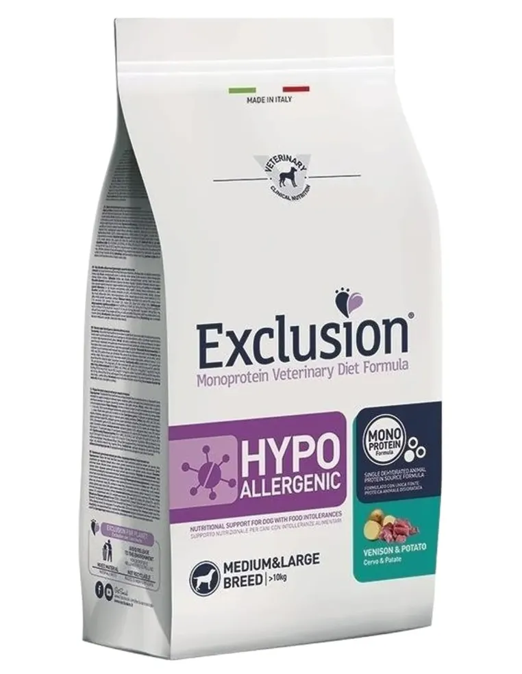 Exclusion diet formula hypoallergenic cervo e patate medium large 12 kg  