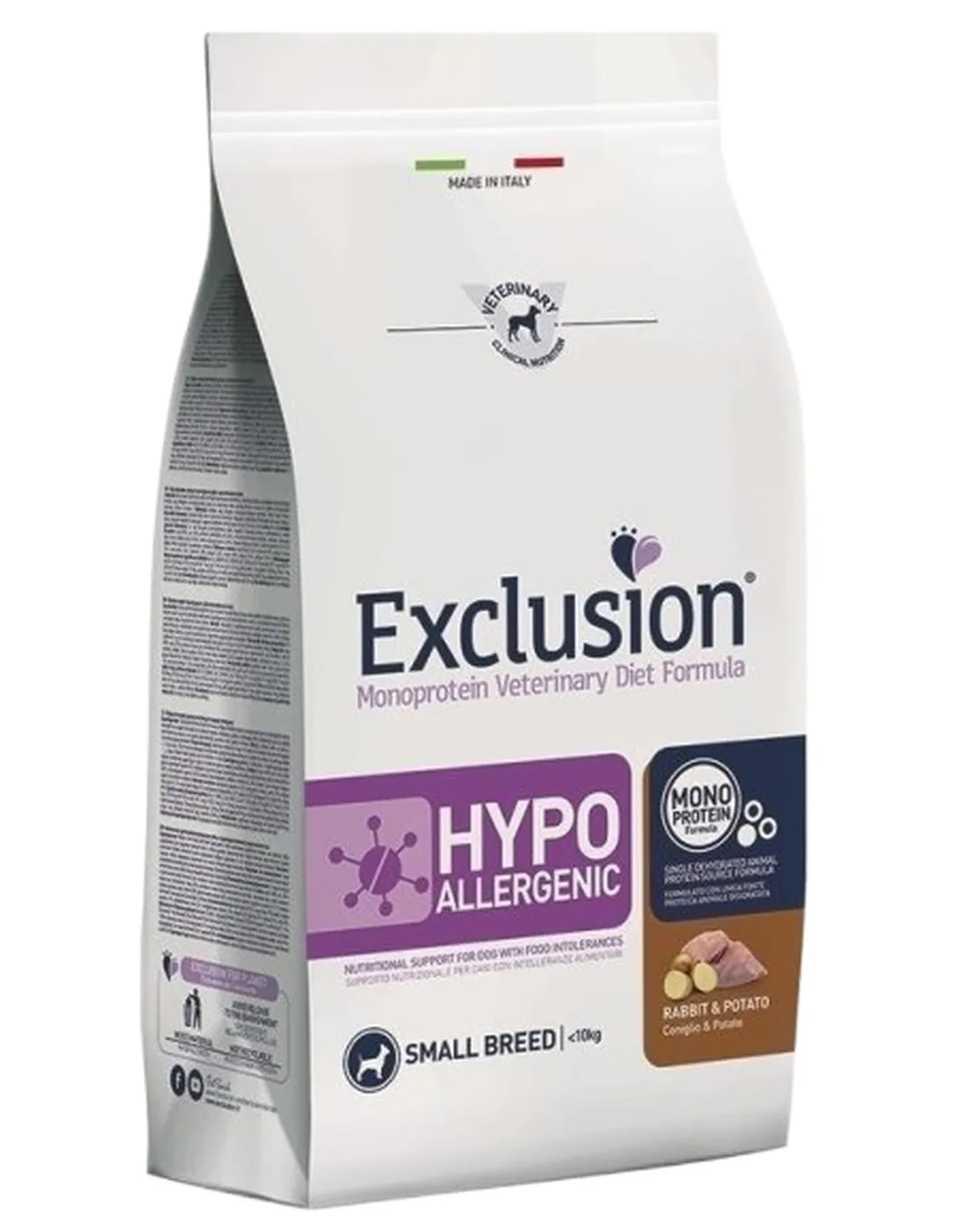 Exclusion diet formula hypoallergenic coniglio e patate small 2 kg  