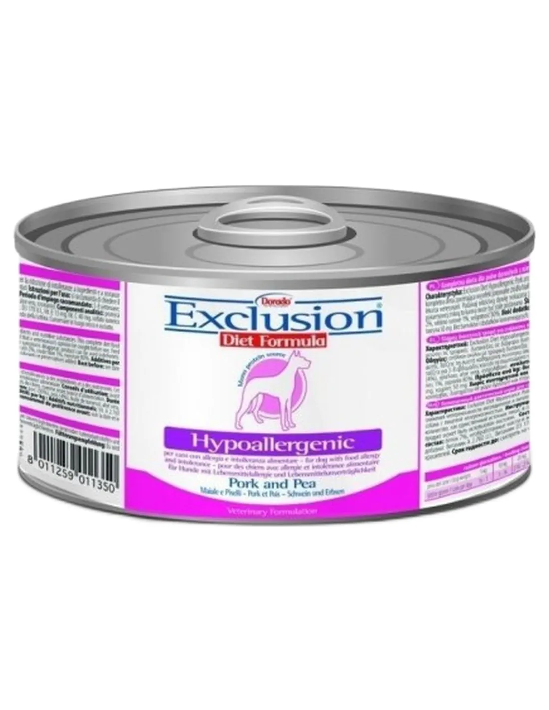 Exclusion diet formula hypoallergenic maiale e piselli 200 gr  