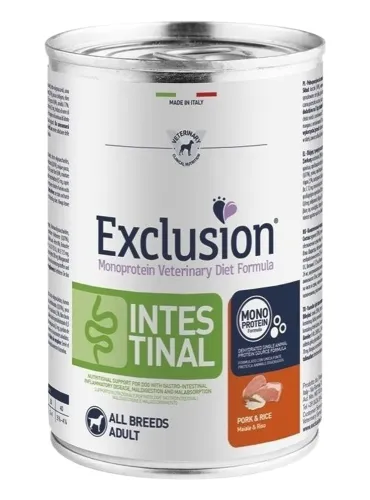 Exclusion diet formula intestinal maiale e riso 400 gr  