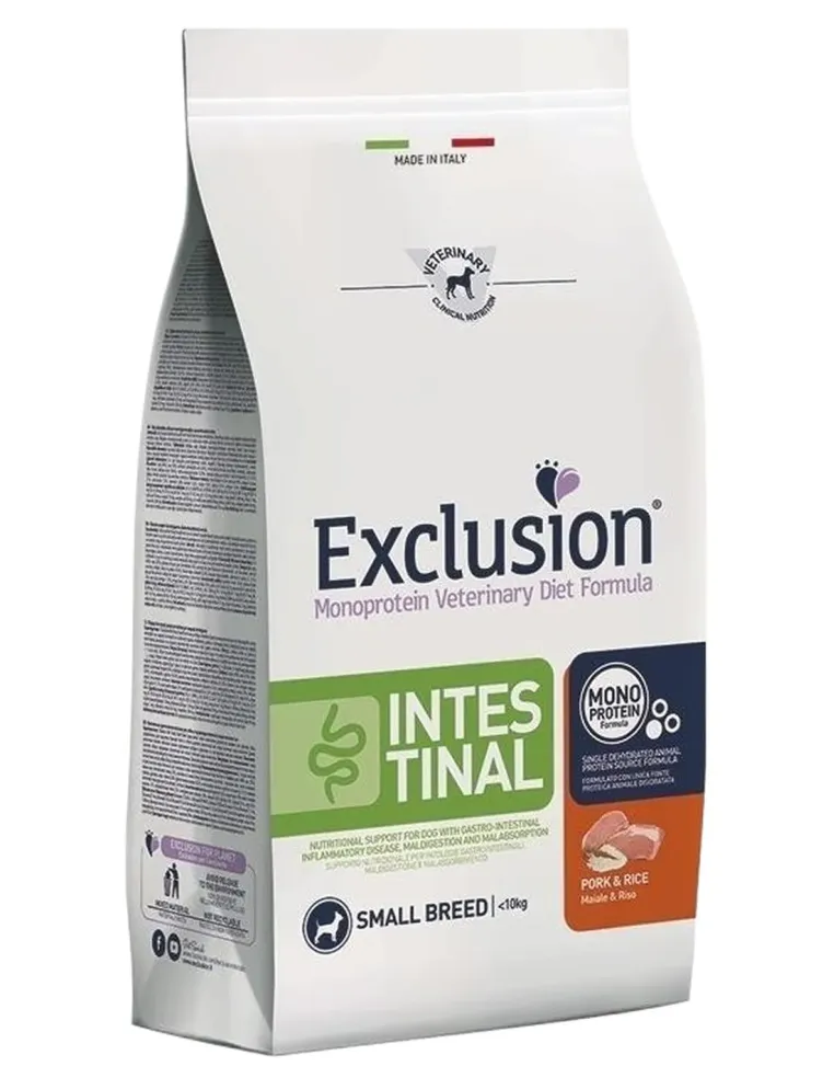 Exclusion diet formula intestinal maiale e riso small 7 kg  