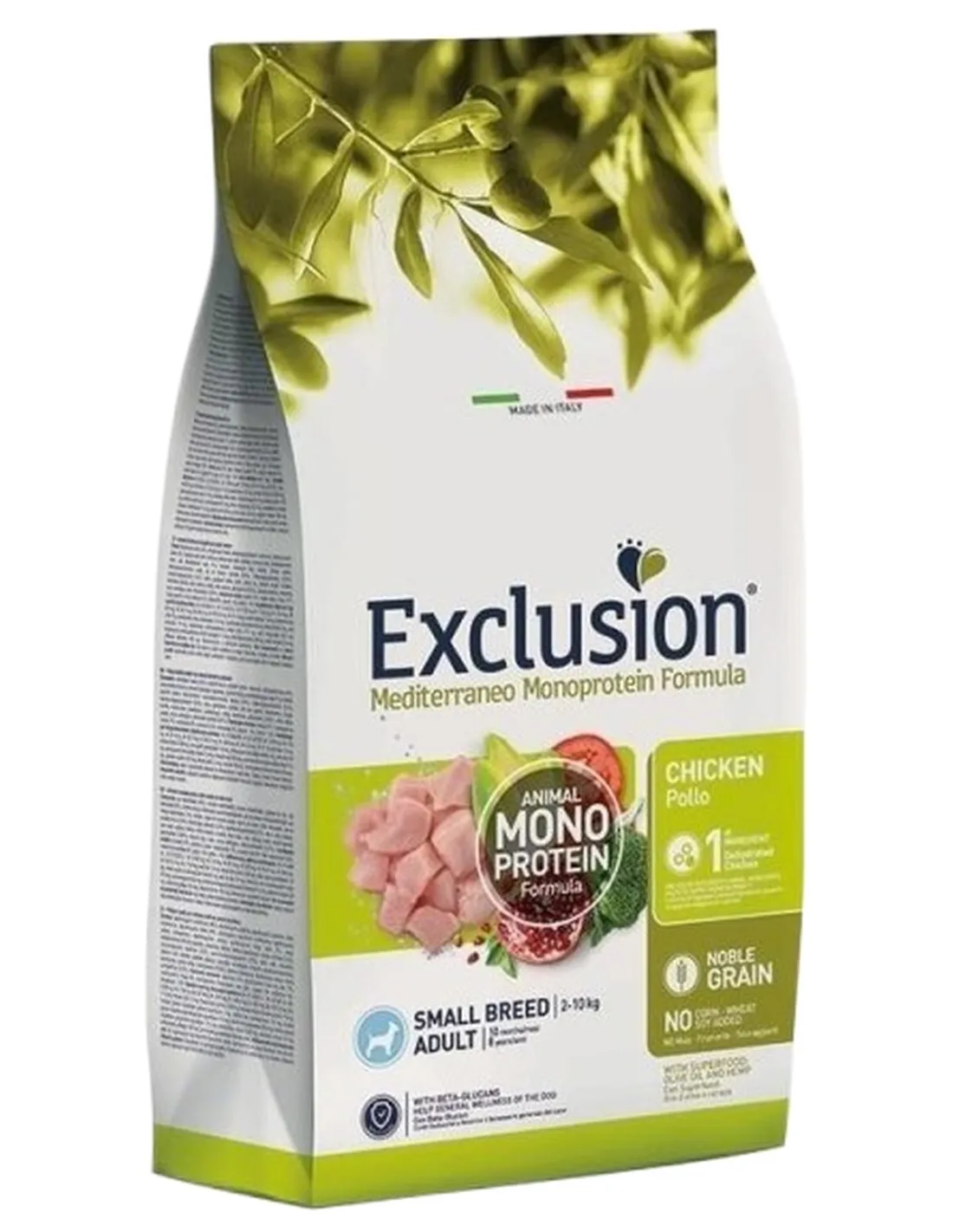 Exclusion mediterraneo adult small breed pollo 7 kg  