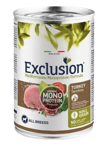 Exclusion mediterraneo adult tacchino 400 gr  