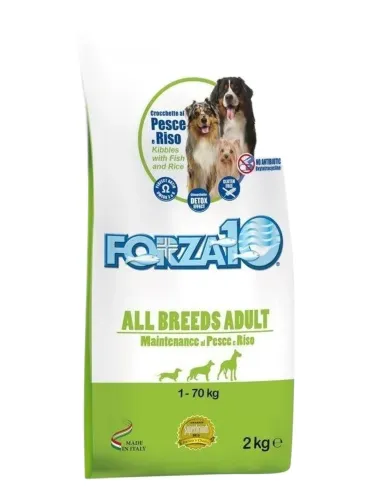 Forza 10 cane all breeds mantenimento pesce e riso 2 kg