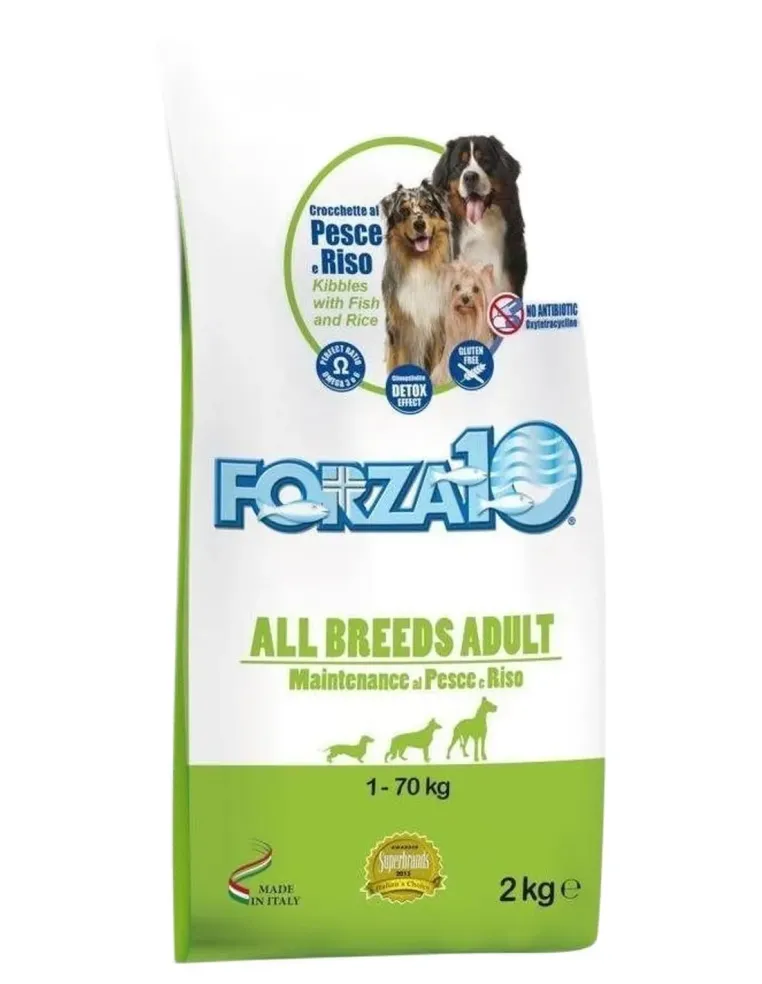 Forza 10 cane all breeds mantenimento pesce e riso 2 kg  