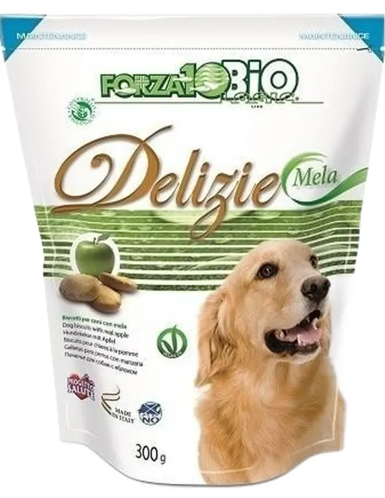 Forza 10 cane delizie bio mela 300 gr  