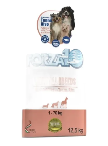 Forza 10 cane light all breeds mantenimento tonno e riso 12,5 kg  