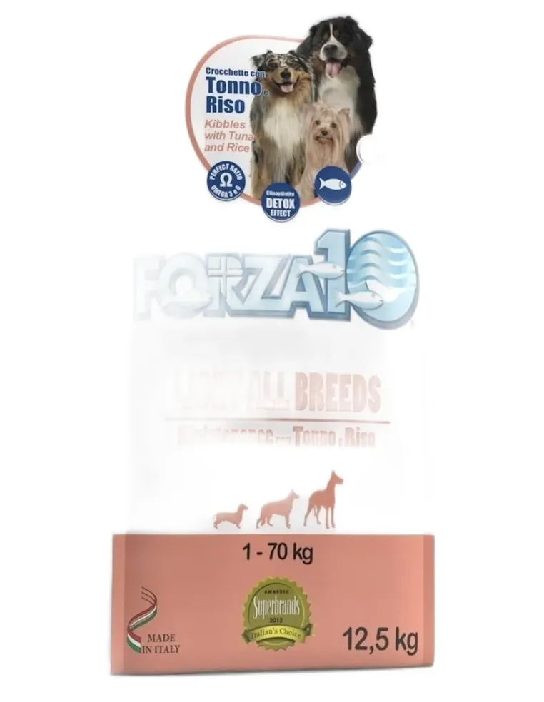 Forza 10 cane light all breeds mantenimento tonno e riso 12,5 kg  