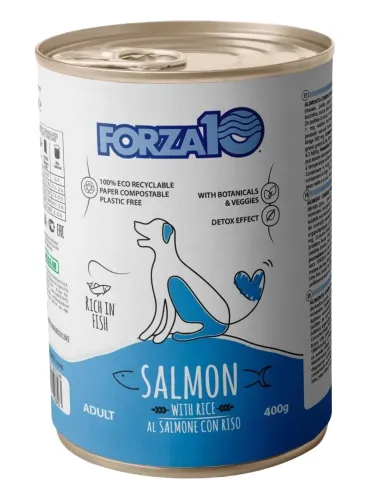 Forza 10 cane adult mantenimento salmone con riso 400 gr