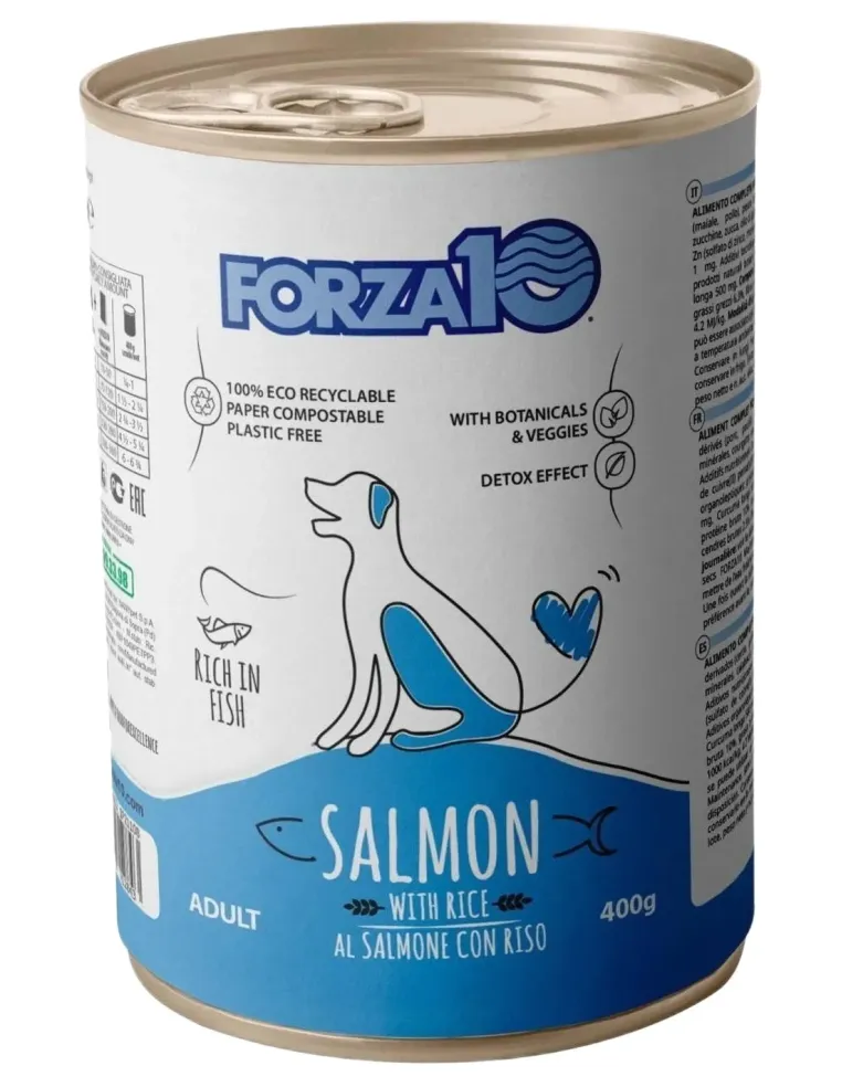 Forza 10 cane adult mantenimento salmone con riso 400 gr  