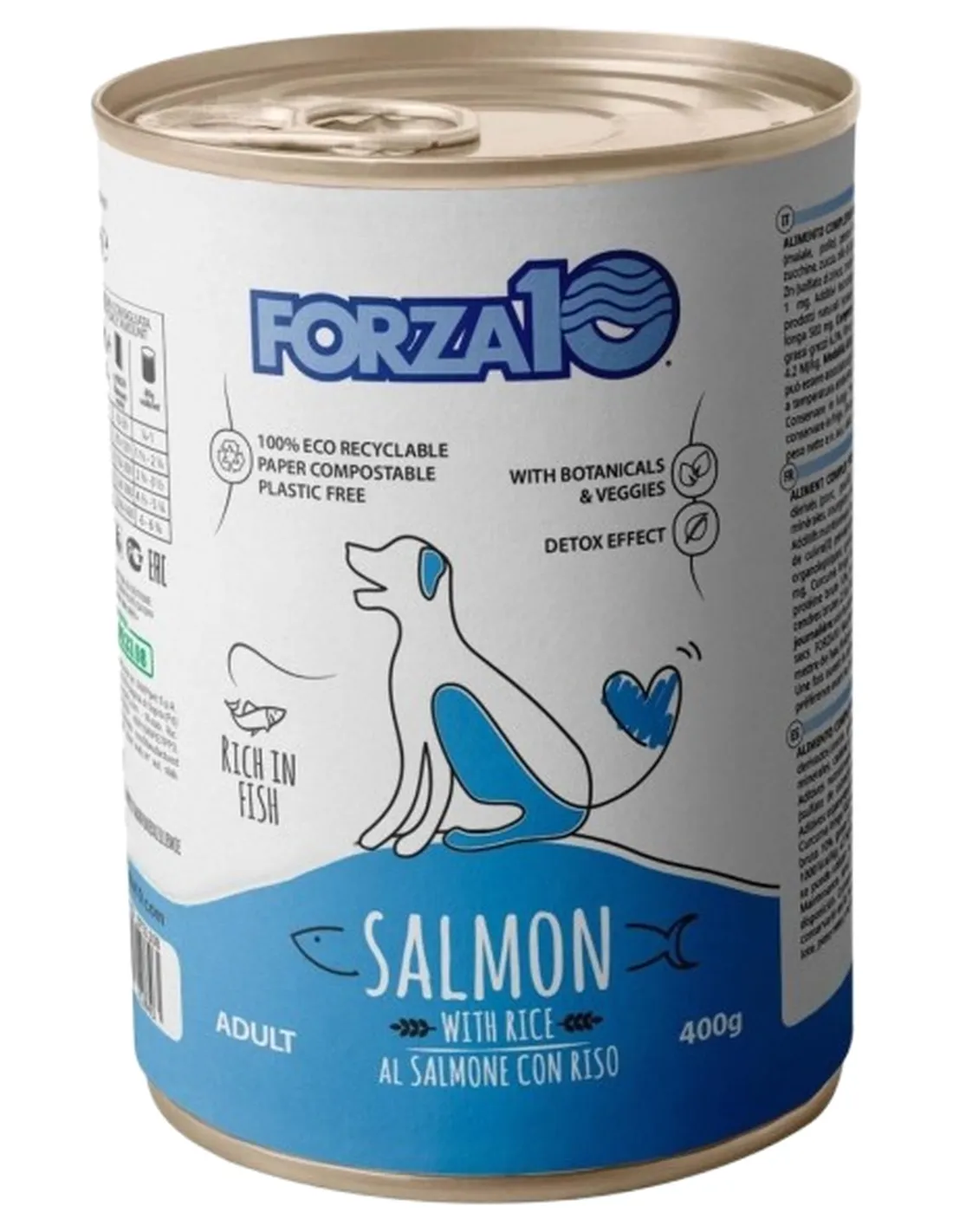 Forza 10 cane adult mantenimento salmone con riso 400 gr  