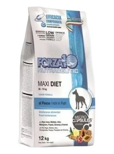 Forza 10 cane maxi diet pesce 12 kg  