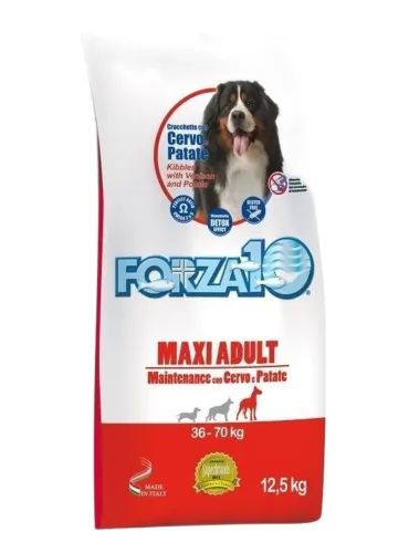 Forza 10 cane maxi adult mantenimento cervo e patate 12,5 kg  