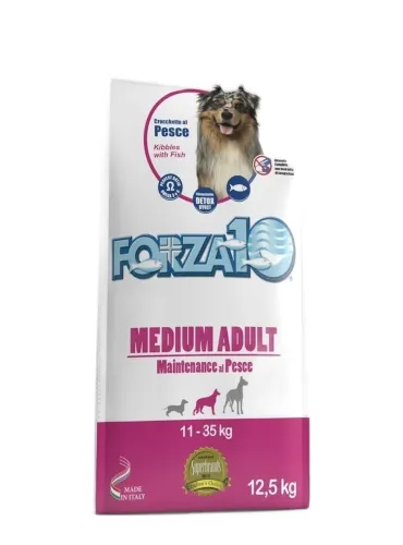 Forza 10 cane medium adult mantenimento pesce 12,5 kg  