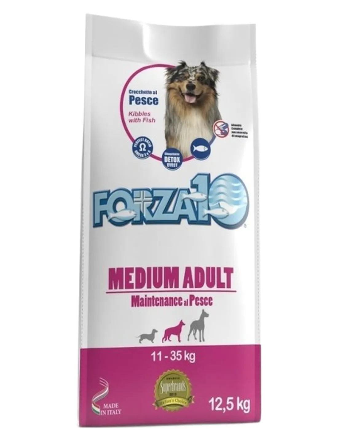Forza 10 cane medium adult mantenimento pesce 12,5 kg  
