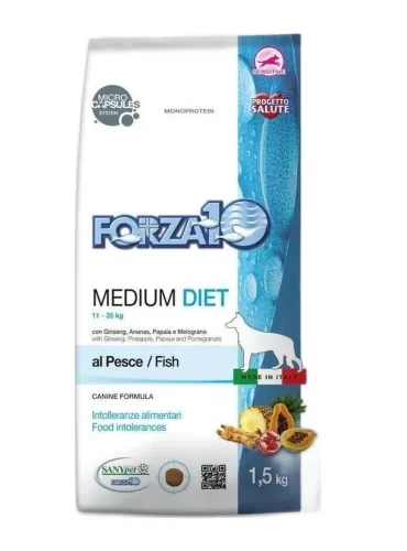 Forza 10 cane medium diet pesce 1,5 kg