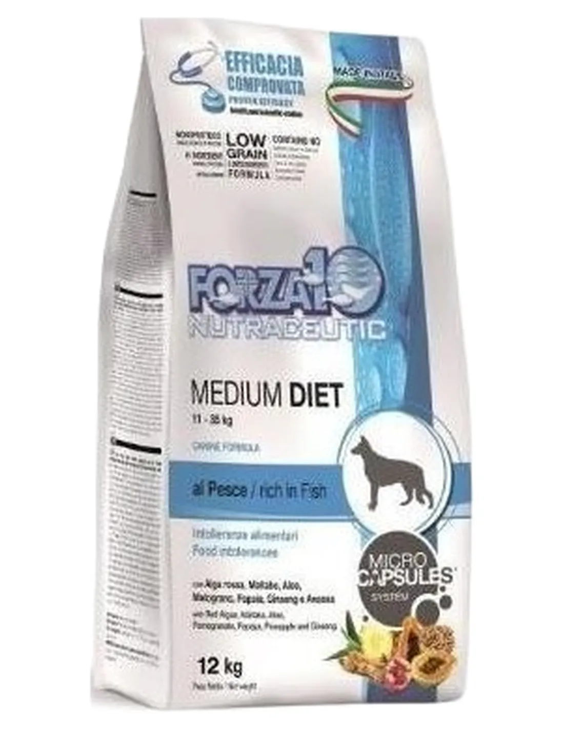 Forza 10 cane medium diet pesce 12 kg  