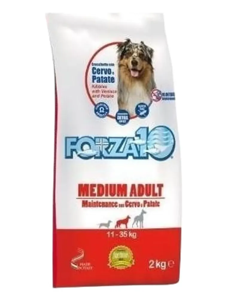 Forza 10 cane medium adult mantenimento cervo e patate 2 kg  