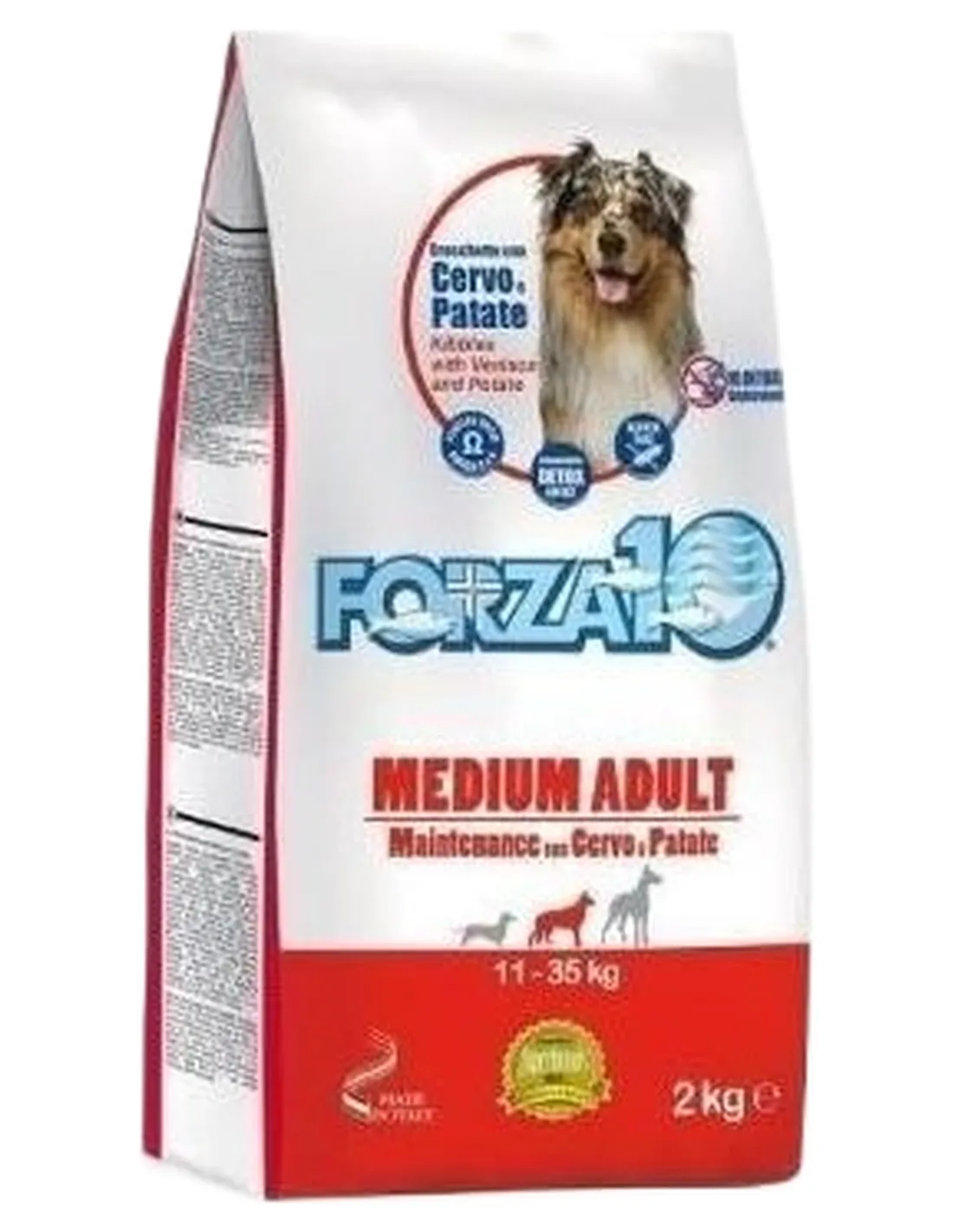 Forza 10 cane medium adult mantenimento cervo e patate 2 kg  