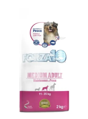 Forza 10 cane medium adult mantenimento pesce 2 kg  