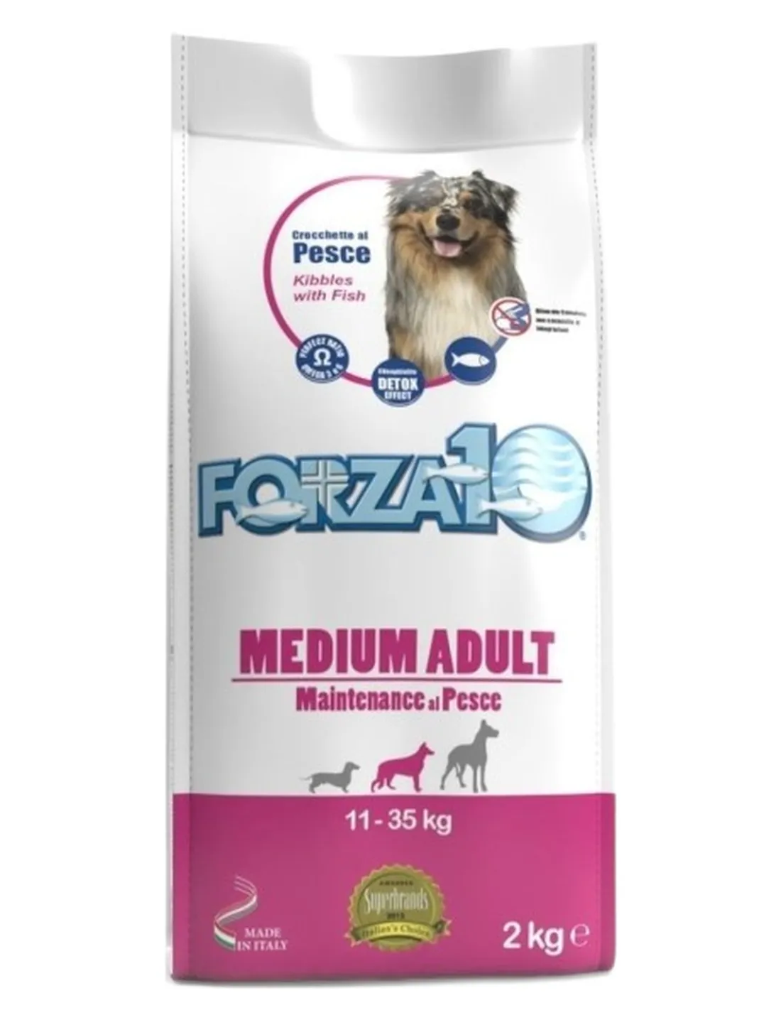 Forza 10 cane medium adult mantenimento pesce 2 kg  