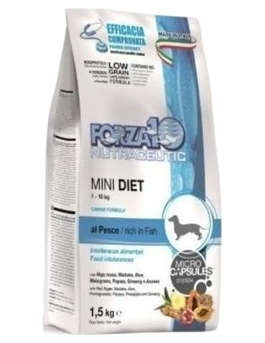Forza 10 cane mini diet pesce 1,5 kg  