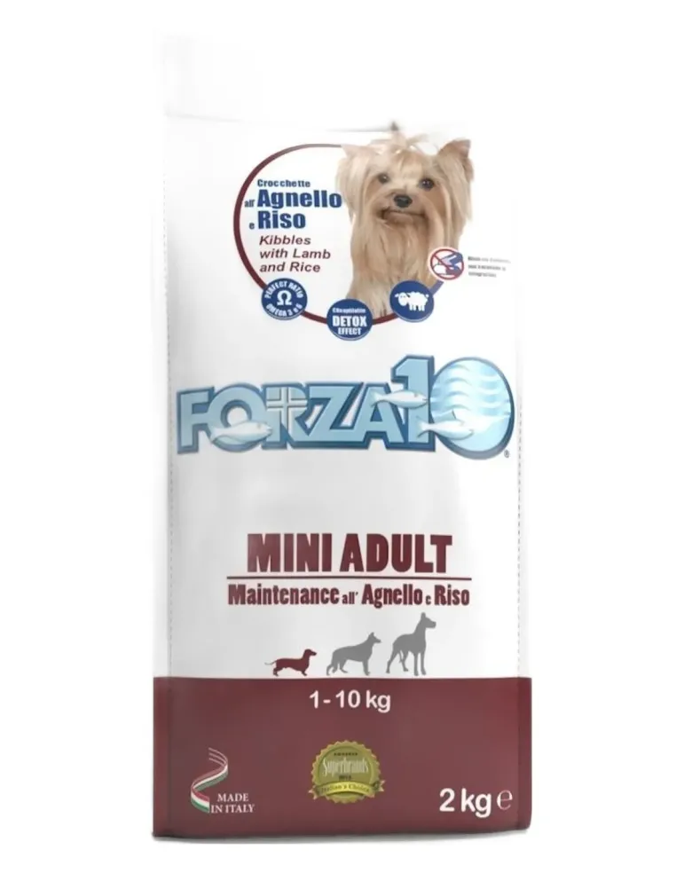 Forza 10 cane mini adult mantenimento agnello e riso 2 kg  