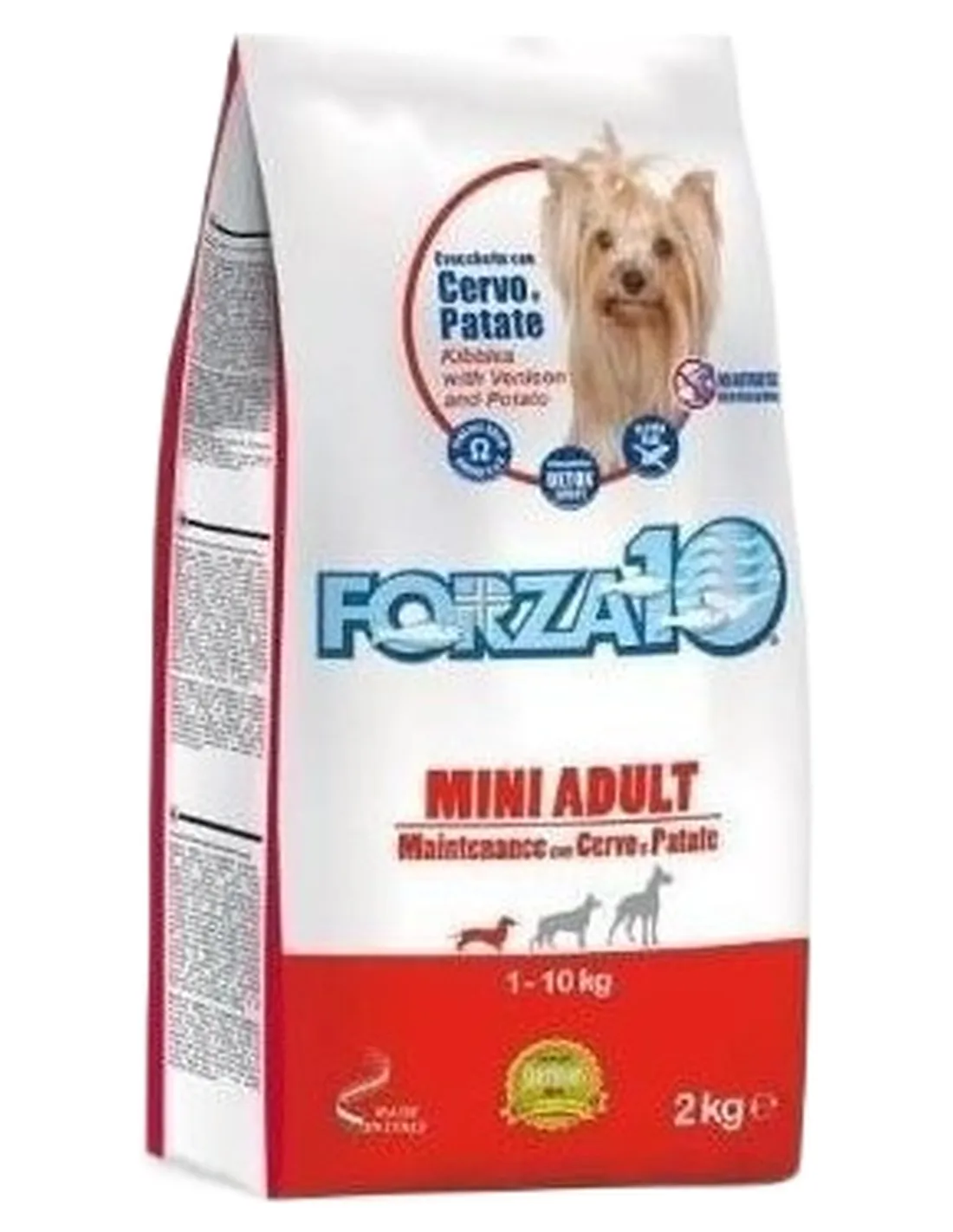 Forza 10 cane mini adult mantenimento cervo e patate 2 kg  