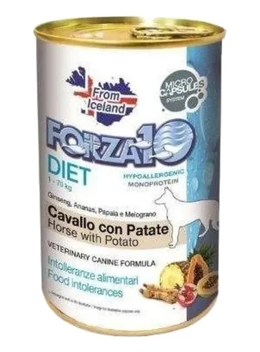 Forza 10 cane pate diet cavallo con patate 400 gr  