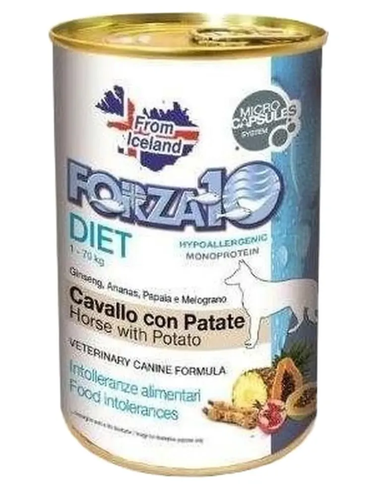Forza 10 cane pate diet cavallo con patate 400 gr  