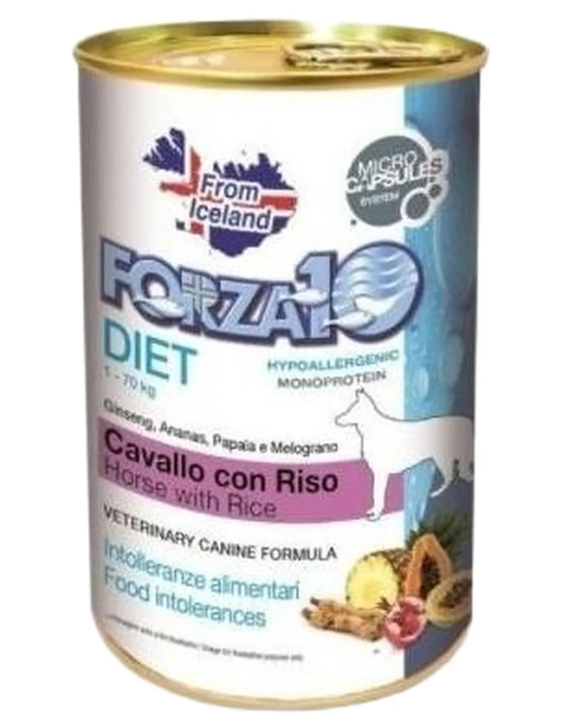 Forza 10 cane diet cavallo con riso 400 gr  