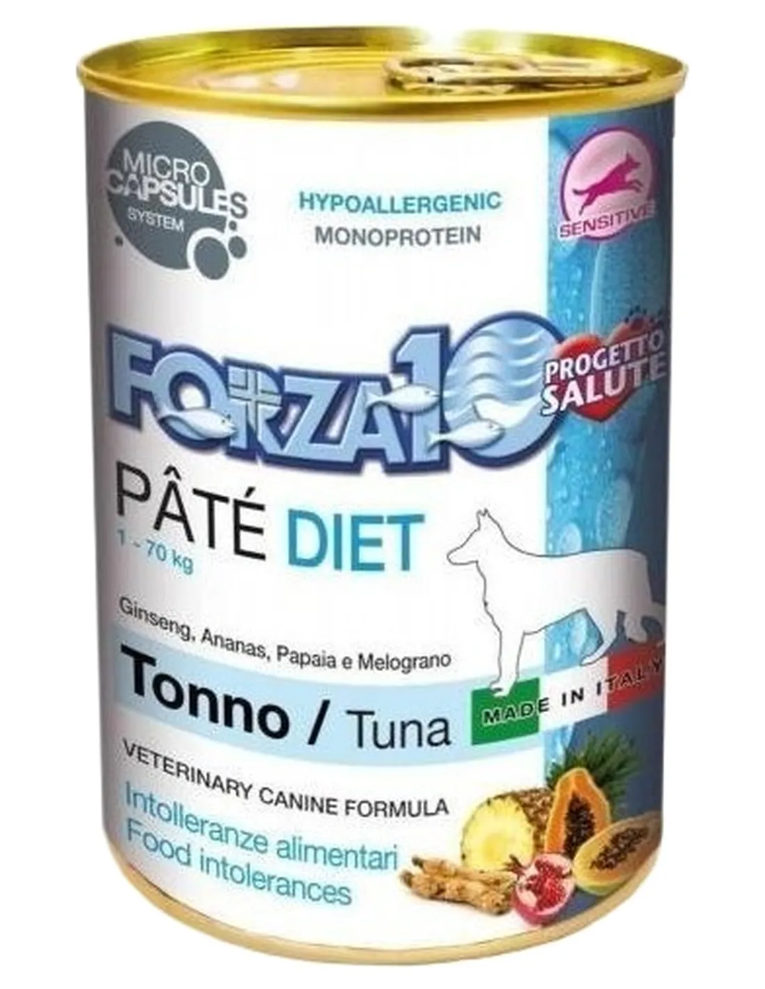 Forza 10 cane pate diet tonno 400 gr   Forza 10 cane pate diet tonno 400 gr