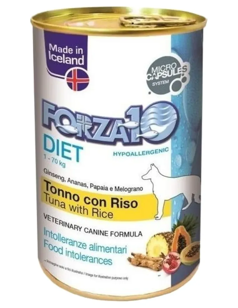 Forza 10 cane pate diet tonno e riso 400 gr  