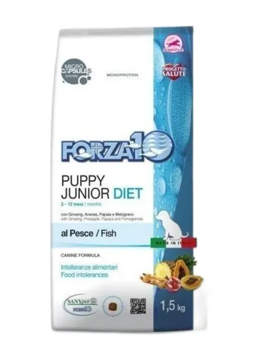 Forza 10 puppy e junior diet al pesce 1,5 kg