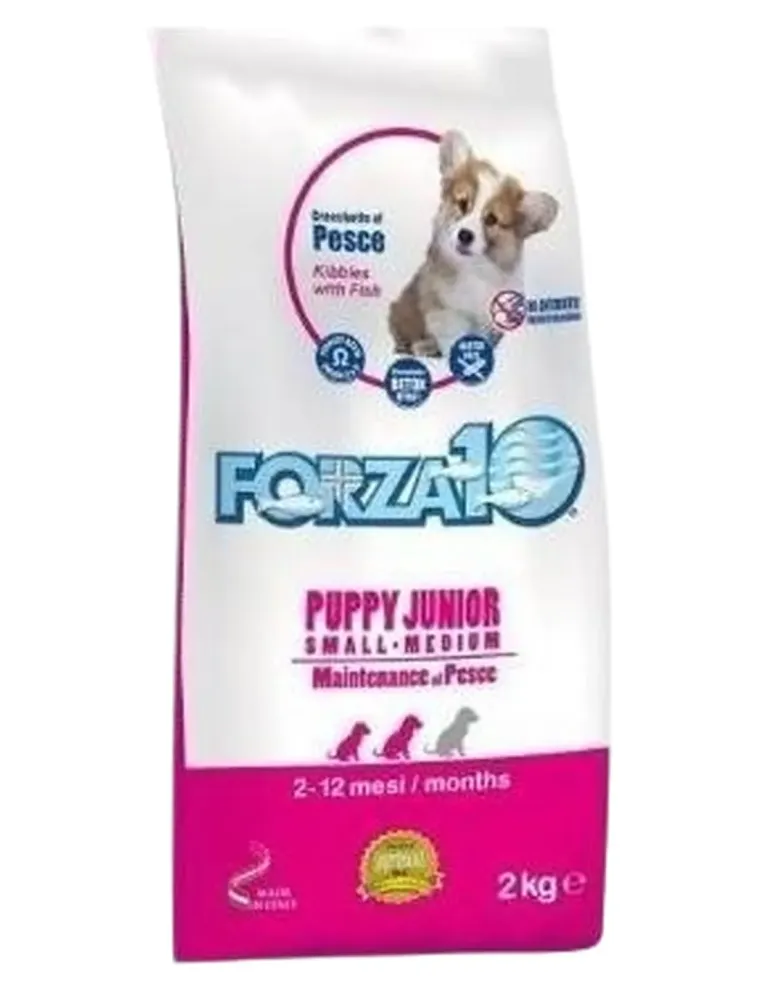 Forza 10 cane puppy junior small e medium mantenimento pesce 2 kg  