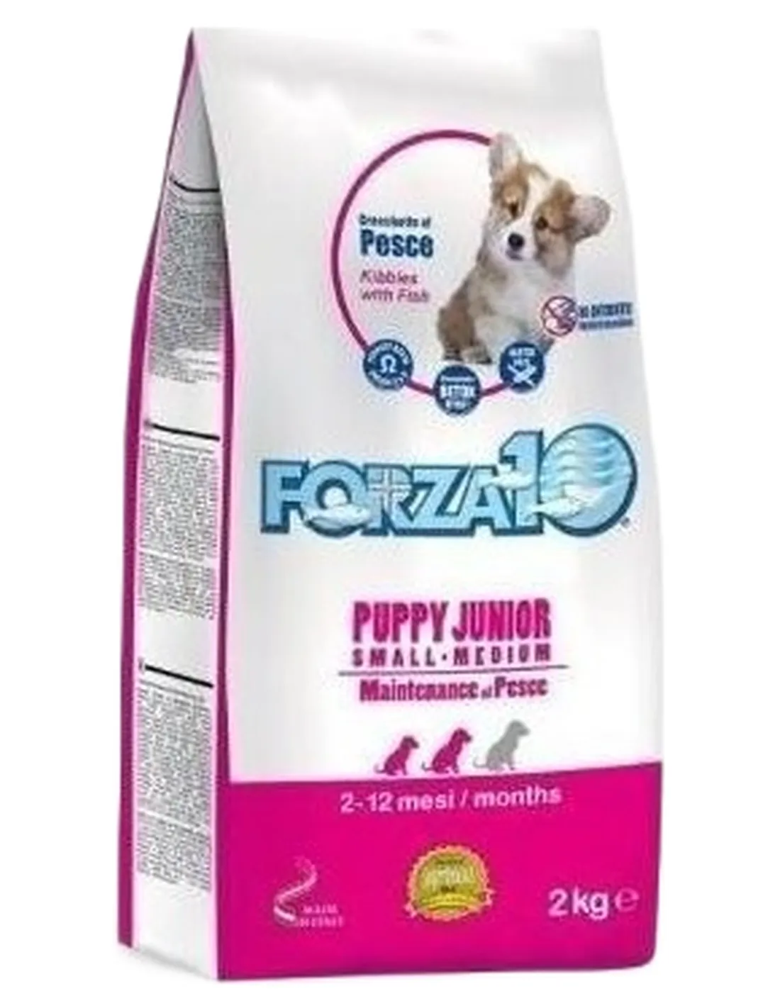Forza 10 cane puppy junior small e medium mantenimento pesce 2 kg  