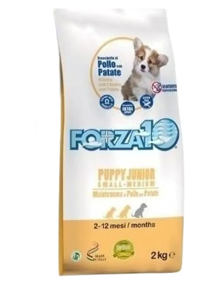 Forza 10 cane puppy junior small e medium mantenimento pollo e patate 2 kg  