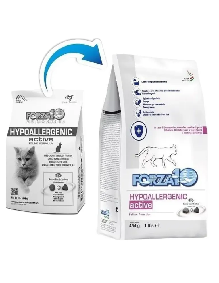 Forza 10 gatto hypoallergenic active 454 gr  